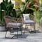 Flash Furniture Natural Rattan Rope Chairs & Lt Gray Cushions, PK 2 TW-VN015-15-NAT-LGY-GG - alternate 9